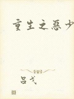 重生之恶少