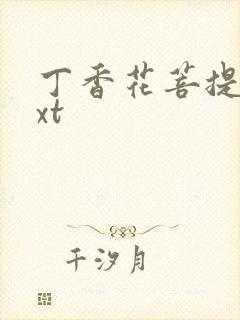 丁香花菩提树txt