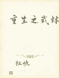 重生之武林新史