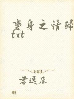 变身之情归何处txt