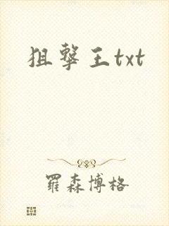 狙击王txt