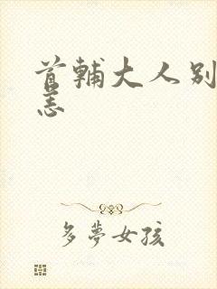 首辅大人别来无恙