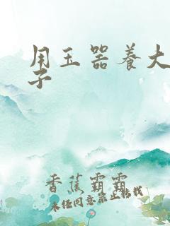 用玉器养大的皇子