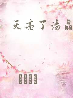 天亮了汤晶锦