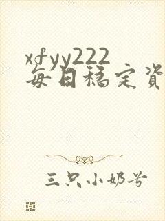 xfyy222每日稳定资源站姿