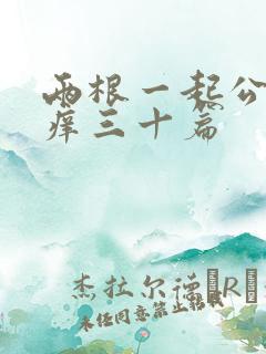 两根一起公憩止痒三十篇