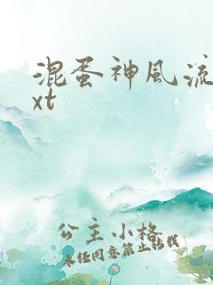 混蛋神风流史txt