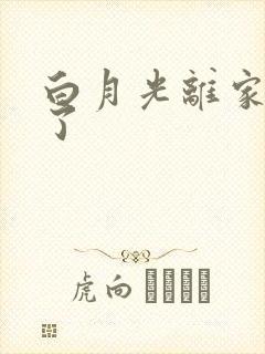 白月光离家出走了