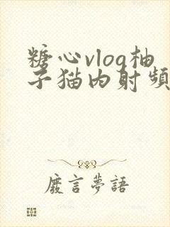 糖心vlog柚子猫内射频