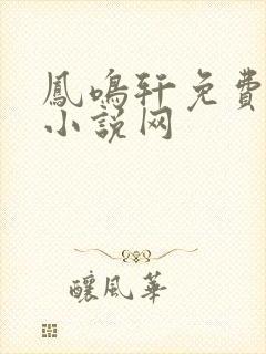 凤鸣轩免费言情小说网