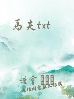 马夫txt