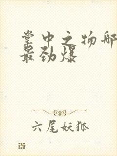 掌中之物哪一章最劲爆