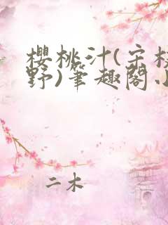 樱桃汁(宋枝江野)笔趣阁小说