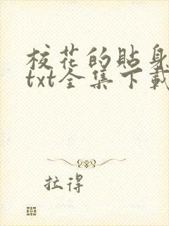 校花的贴身保镖txt全集下载