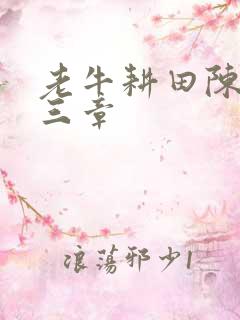 老牛耕田陈雪第三章