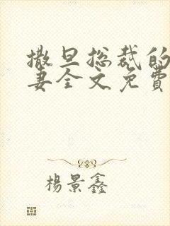 撒旦总裁的下堂妻全文免费阅读