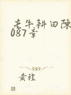 老牛耕田陈雪1087章