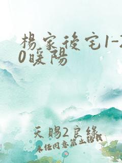 杨家后宅1-20暖阳