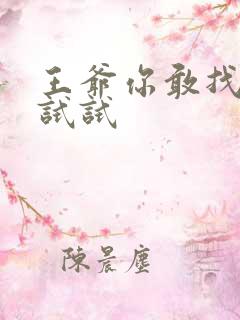 王爷你敢找小三试试