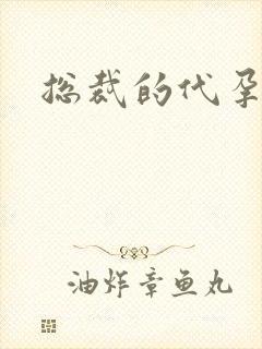 总裁的代孕女友