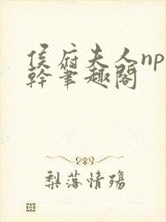 侯府夫人np高干笔趣阁