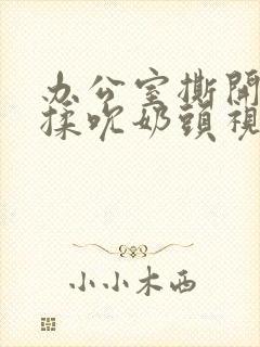 办公室撕开奶罩揉吮奶头视频