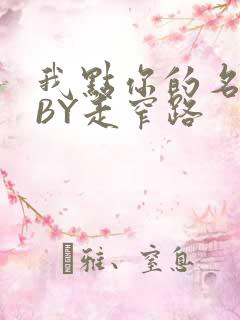 我点你的名了吗BY走窄路