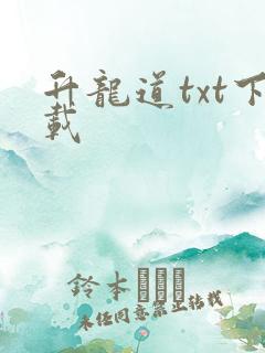 升龙道txt下载