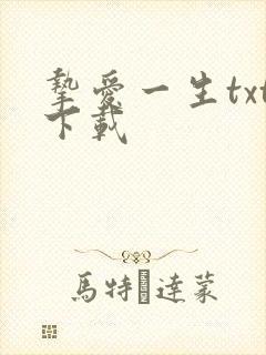 挚爱一生txt下载