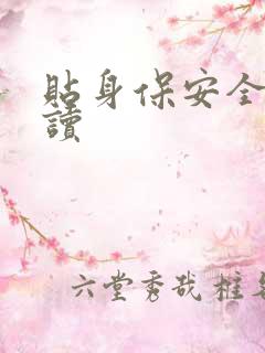 贴身保安全文阅读