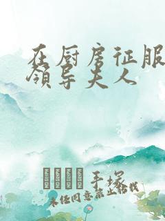 在厨房征服美丽领导夫人