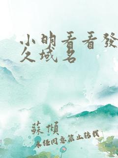 小明看看发布永久域名