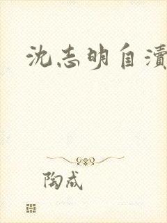 沈志明自渎事件