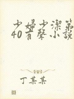 少妇少洁第1一40有声小说