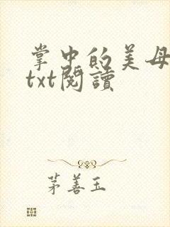 掌中的美母版主txt阅读