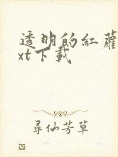 透明的红萝卜txt下载