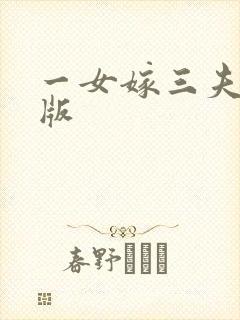 一女嫁三夫完整版