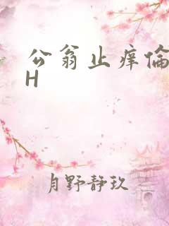 公翁止痒伦理DH
