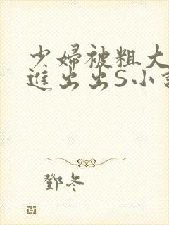 少妇被粗大猛进进出出S小说