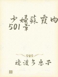 少妇苏霞肉欲第501章