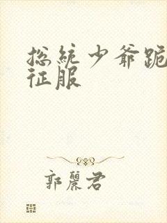 总统少爷跪地唱征服