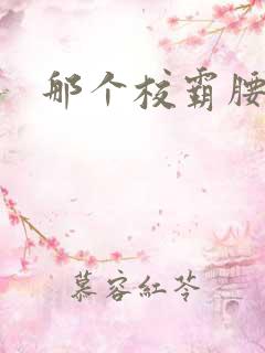 那个校霸腰好软