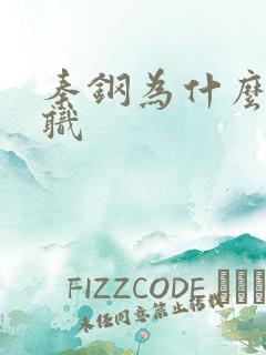 秦钢为什么被解职