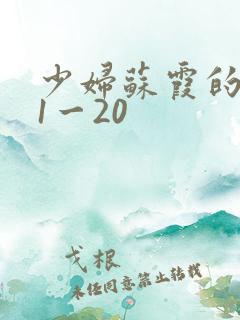 少妇苏霞的沉沦1一20