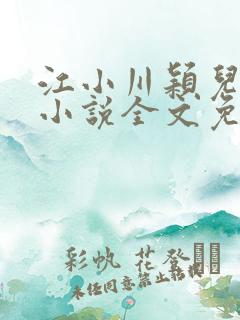 江小川颖儿穿越小说全文免费阅读