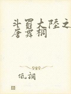 斗罗大陆之肉奴唐舞桐