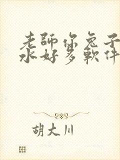 老师你兔子好软水好多软件