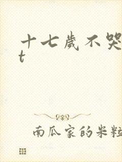 十七岁不哭txt
