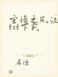 官场之风流人生txt下载