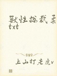 兽性总裁柔弱妻txt